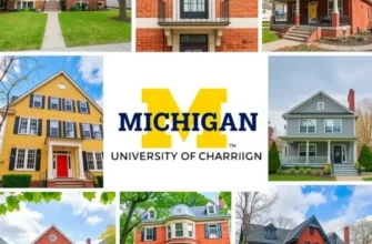 A sunny day on the University of Michigan campus with students walking, illustrating community and opportunity.