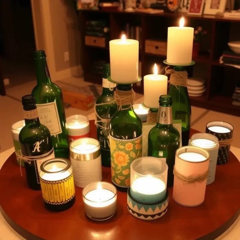 Personalized floral centerpieces in creative containers add charm to your space.