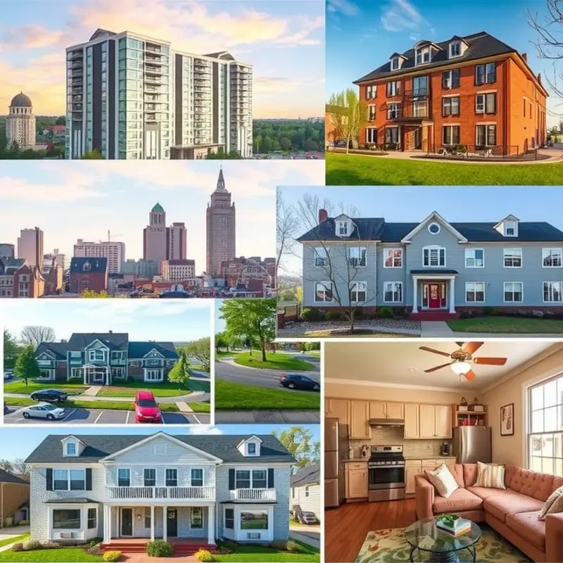 A visual representation of the diverse rental options available in Winston-Salem, NC.