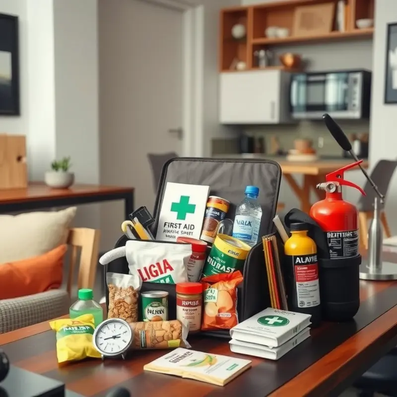 A comprehensive emergency preparedness kit for apartment renters.