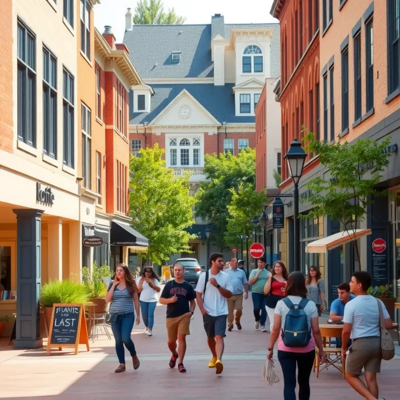 A vibrant look at Berkeley’s Southside district filled with students and lively local businesses.