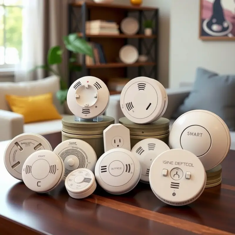 Various models of carbon monoxide detectors suitable for renters.