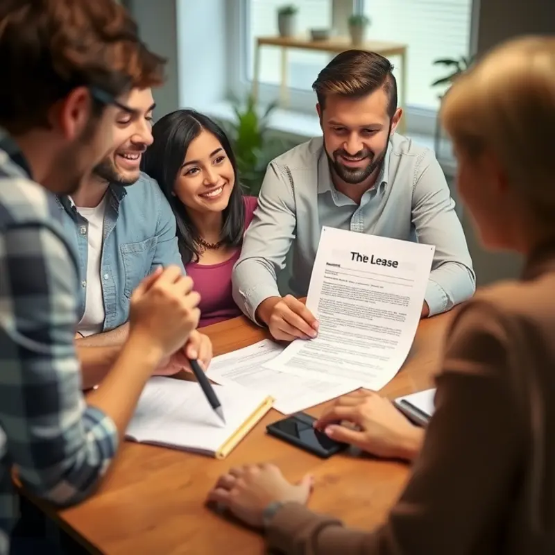A supportive discussion about co-signed leases.