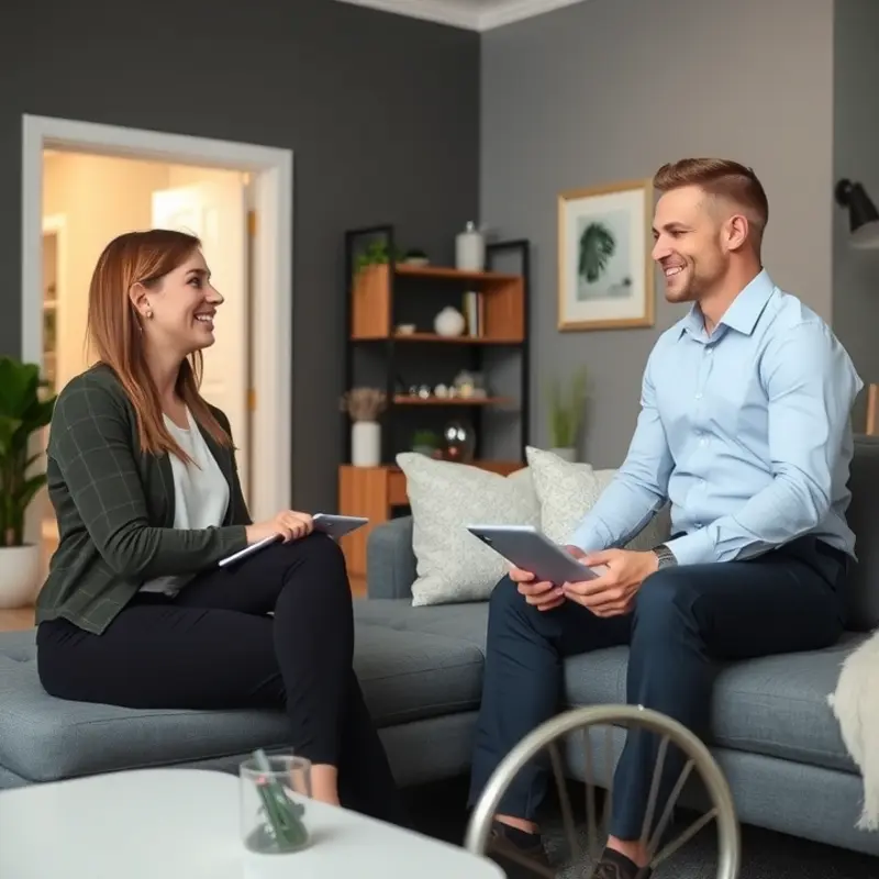 Assessing personal security needs in a cozy apartment.