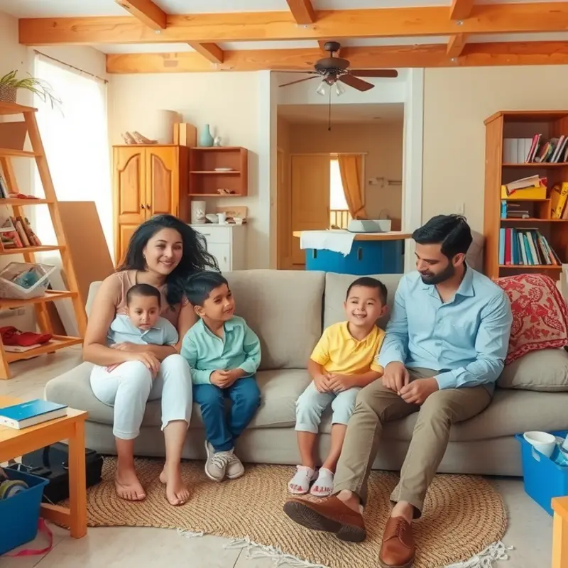 A couple engages in a discussion about their rights during renovations.