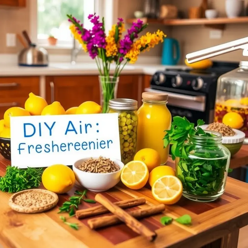 Creating delightful air fresheners from natural ingredients in your kitchen.