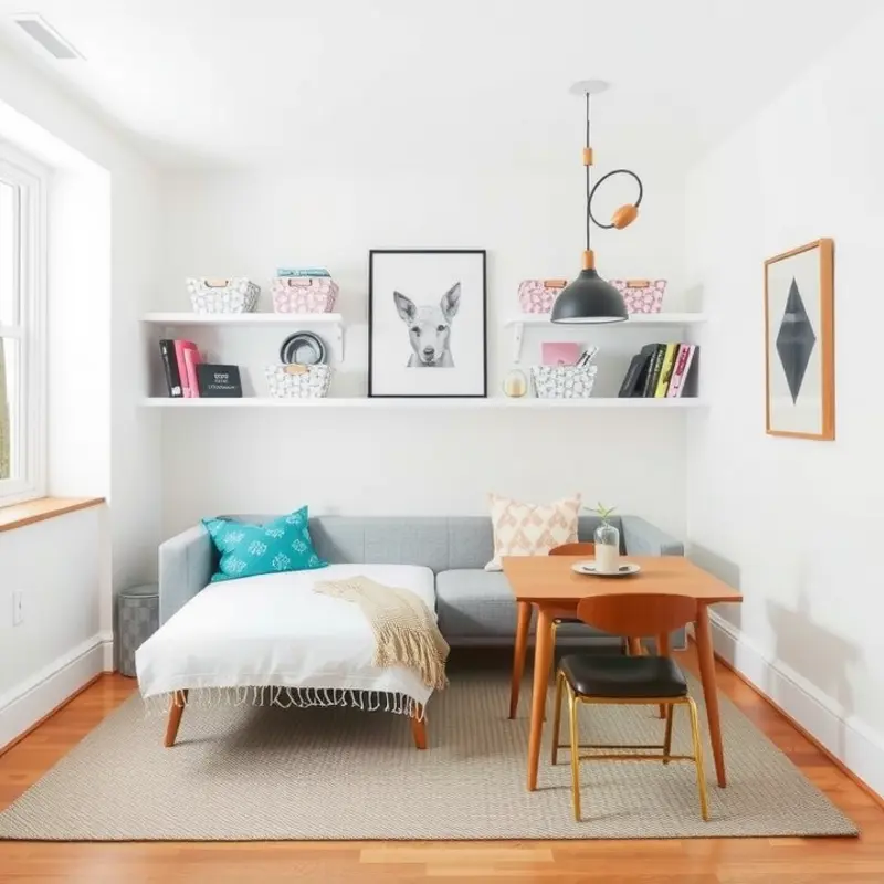Transform your living room into a stylish, multi-functional guest space.