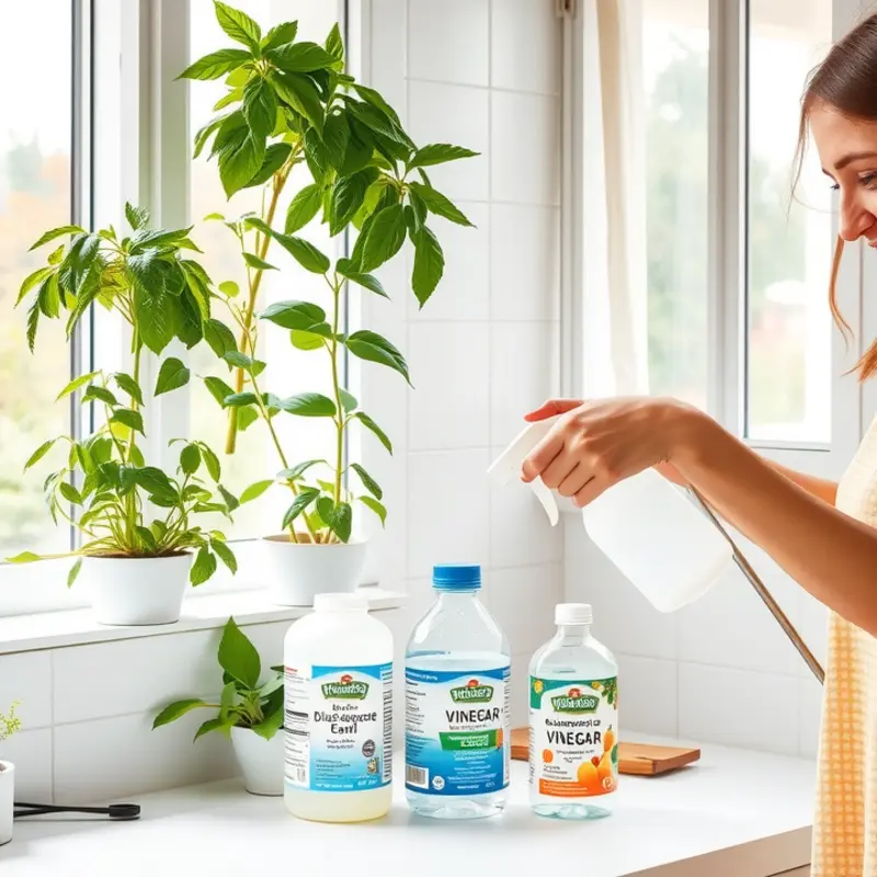 Natural remedies like herbs and vinegar can keep pests away safely.