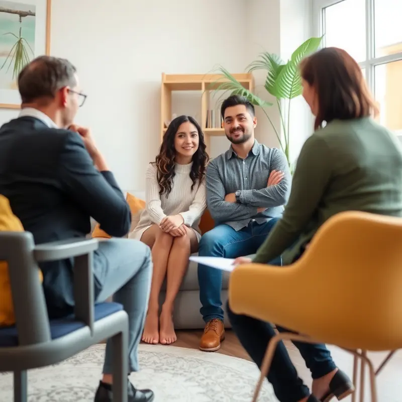 Young professionals reviewing rental fees and documentation.
