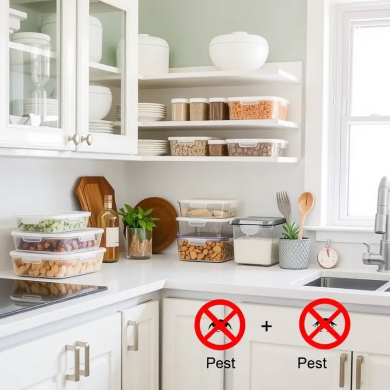 Common pests found in rental apartments and their typical habitats.