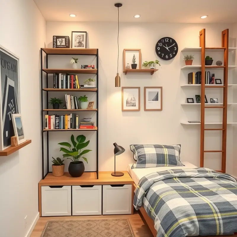 Versatile furniture pieces make small spaces functional and stylish.