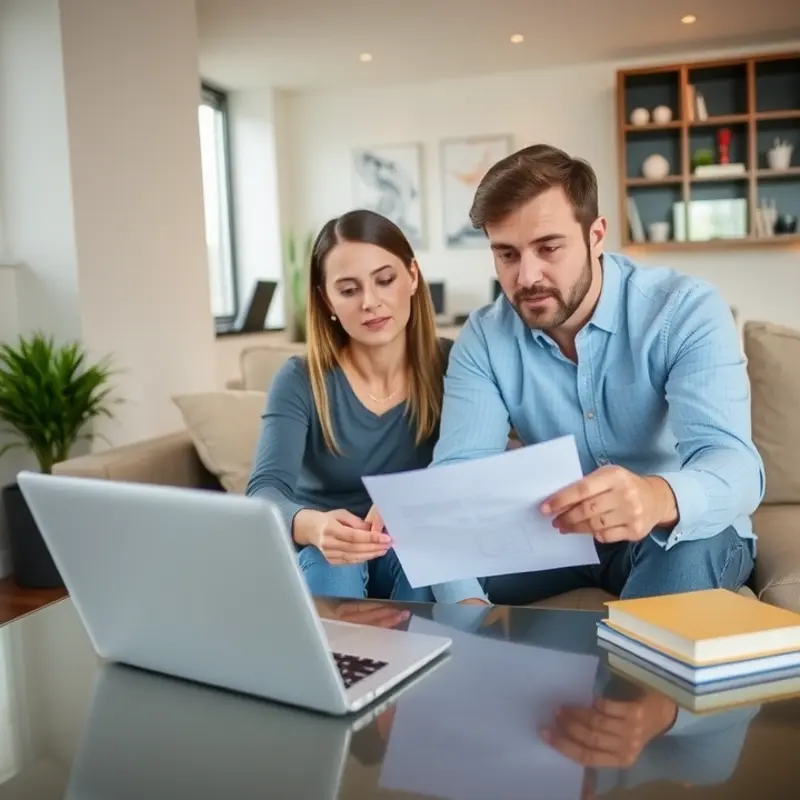 A young professional budgeting their monthly rent and expenses.