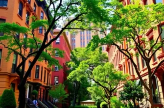 A beautiful view of Central Park, showcasing its trees and vibrancy from the Upper East Side.