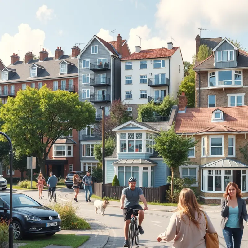 Diverse urban living options balancing affordability and convenience.