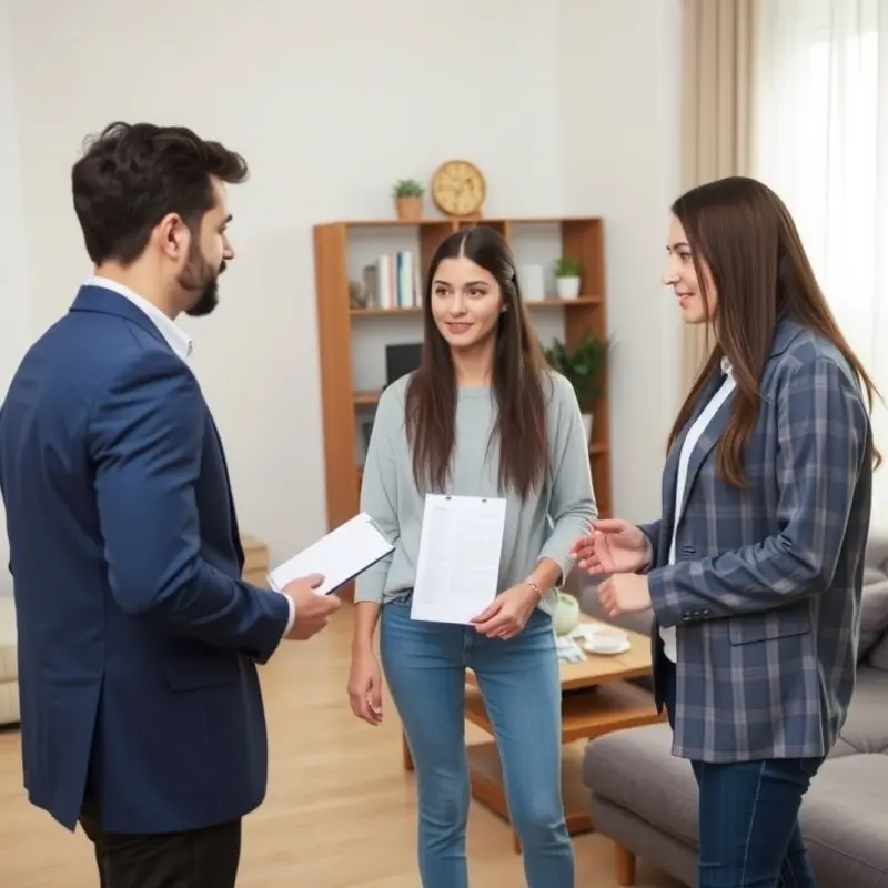 A leasing office where renters learn about market trends for smarter negotiations.