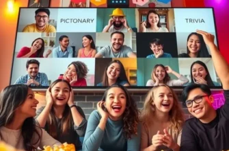 Young renters and families enjoying a variety of virtual events together in a lively online setting.