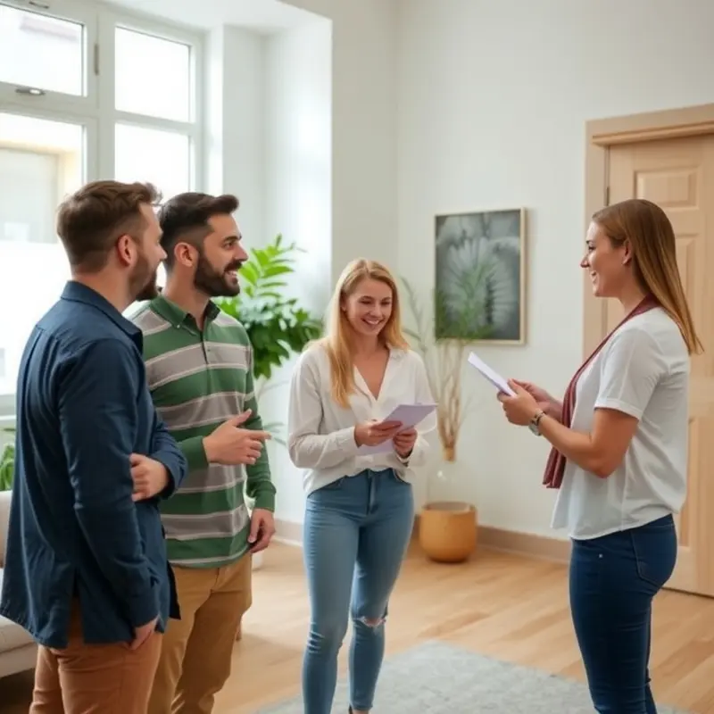 Planning the apartment hunt with precision and excitement.