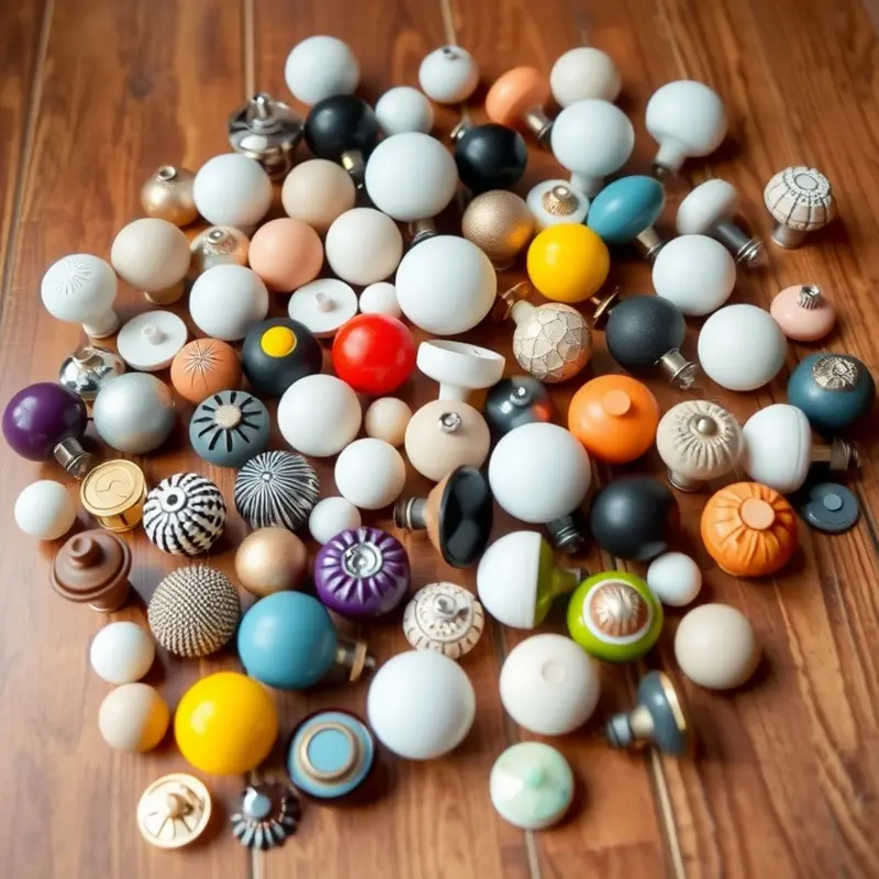 Explore a variety of styles and colors for your removable furniture knobs.