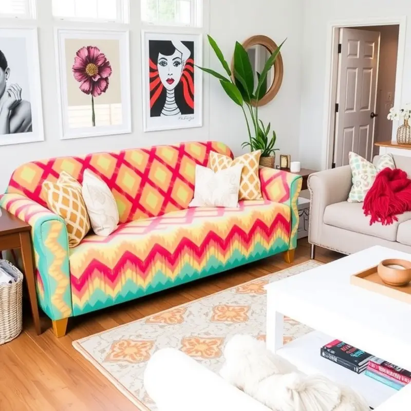 Personalized slipcovers add character and warmth to your living space.