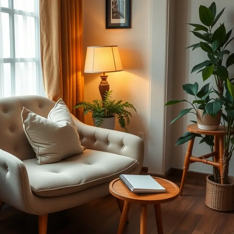 Maximize your apartment space with multifunctional furniture.