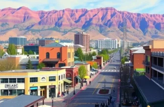 A diverse group of community members enjoying various activities in affordable U.S. cities.