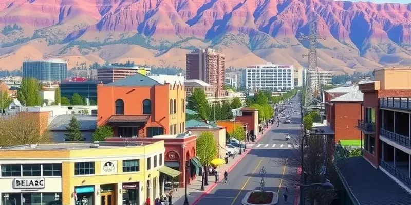 A diverse group of community members enjoying various activities in affordable U.S. cities.