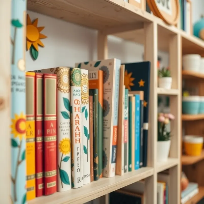 A beautifully designed bookshelf showcasing an effective mix of books and decor.