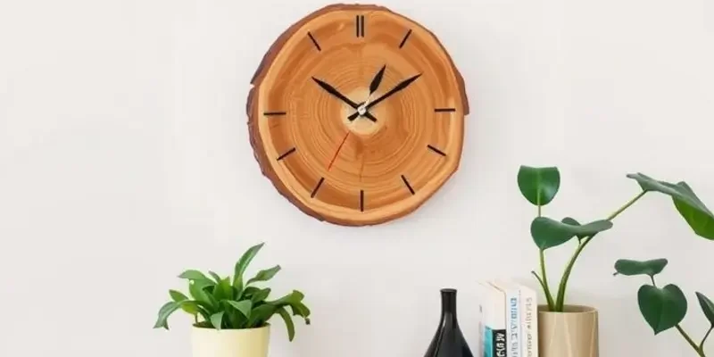 A colorful series of DIY clock designs suitable for rental homes.