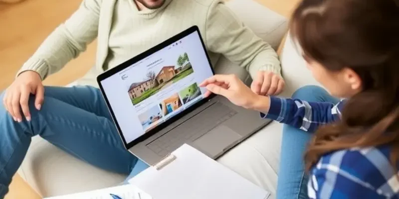 Happy family showcasing their new apartment together.