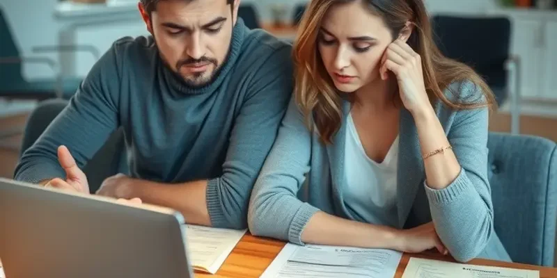 A family smiling as they unpack boxes in their new rental home.
