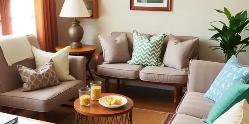 A group of joyful roommates celebrating their successful apartment living experience.