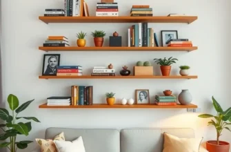 A beautifully organized apartment showcasing various hobbies with storage solutions tailored for small spaces.
