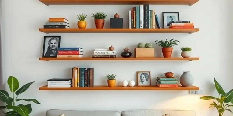 A beautifully organized apartment showcasing various hobbies with storage solutions tailored for small spaces.