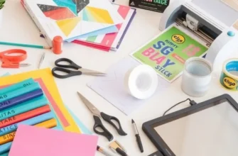 Collage showcasing various colorful removable decals on kitchen appliances.