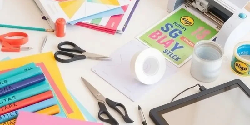 Collage showcasing various colorful removable decals on kitchen appliances.