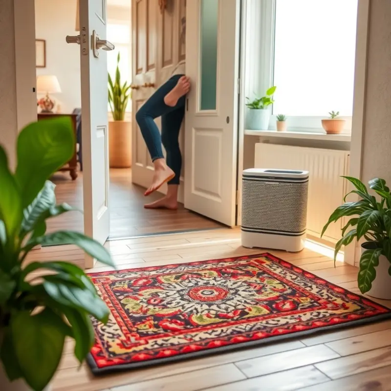 Effective cleaning techniques help maintain a dust-free apartment.