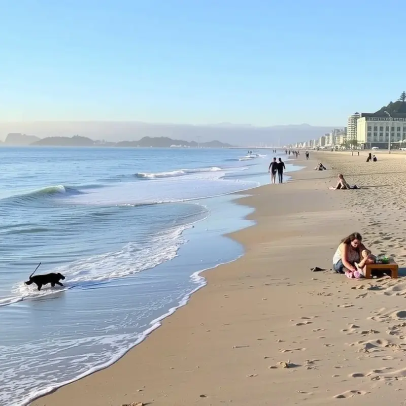 Outer Sunset Beach: A tranquil escape in San Francisco.