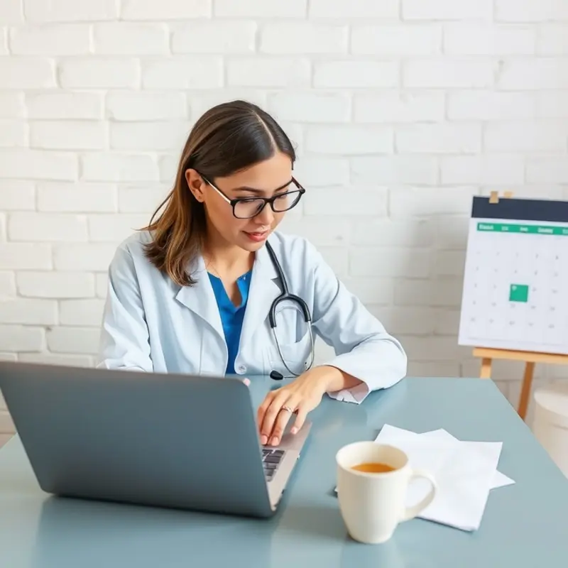 A bustling neighborhood ideal for healthcare professionals.