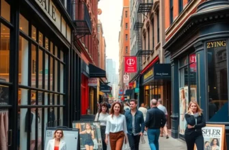 Collage of shopping scenes from different neighborhoods in the U.S.