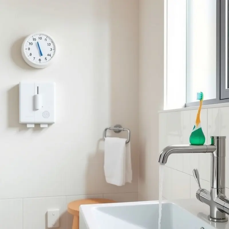 Practical tips for daily water-saving habits in an apartment.