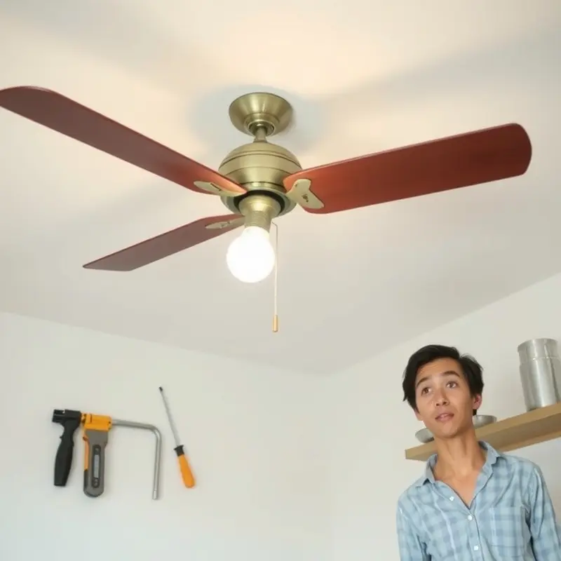 Regular cleaning of your ceiling fan ensures safety and better air quality.