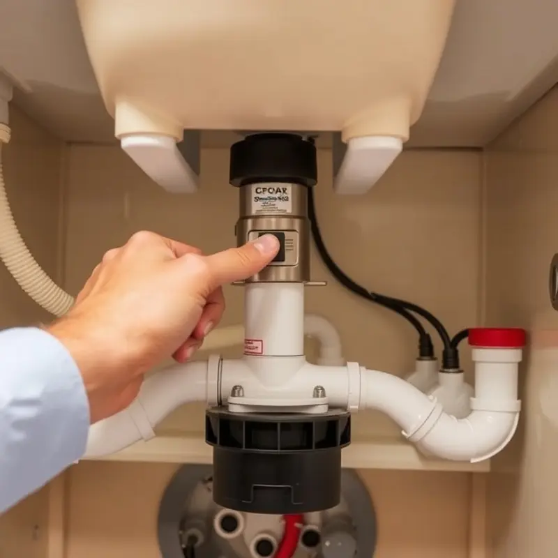 Insight into the components of a typical kitchen garbage disposal.