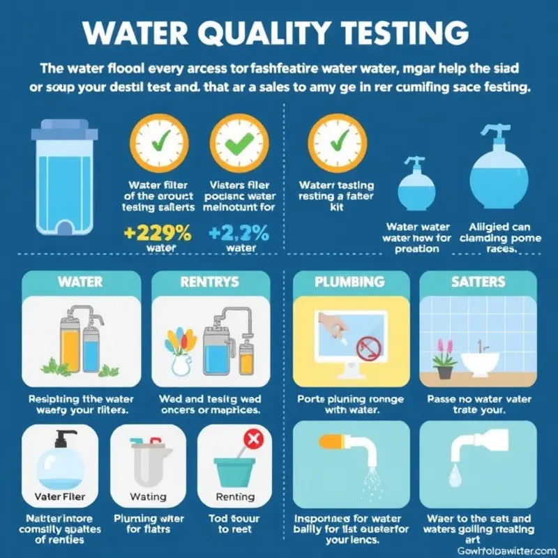 Key water quality indicators and testing methods for renters.