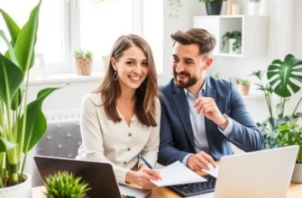 Young adult relaxing in their new apartment, reviewing their budget with a cozy coffee.