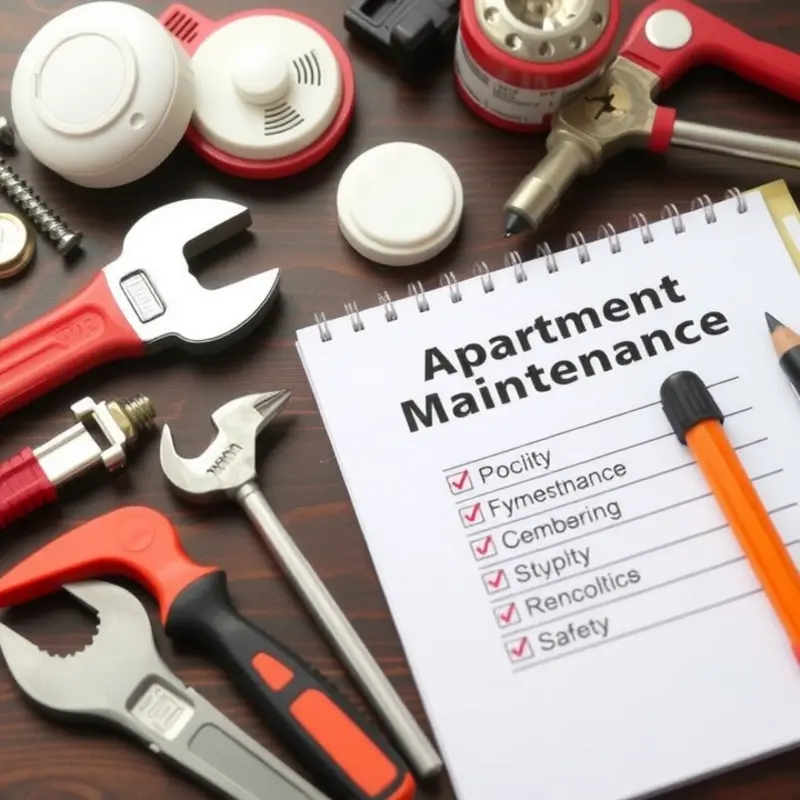 A well-secured apartment entrance emphasizing safety.