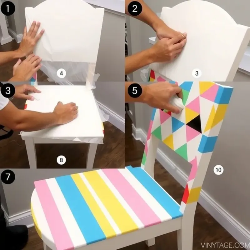 Essential materials and tools for DIY removable furniture wraps.