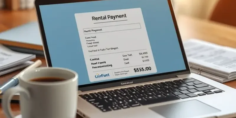 A group of diverse young professionals and families smiling in front of a modern apartment building.