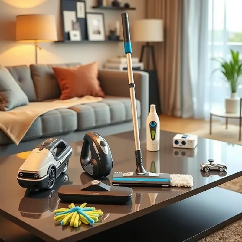 Compact gadgets make cleaning efficient and fun!