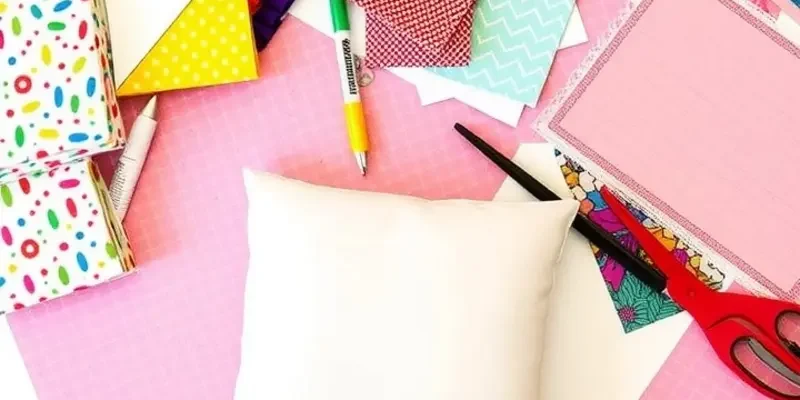 A living room scene with diverse DIY throw pillows, demonstrating comfort and personal touch in home decor.