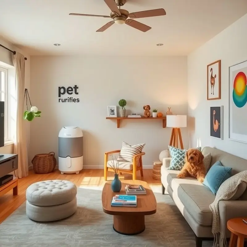 A family explores an allergy-friendly apartment while considering their pet’s needs.